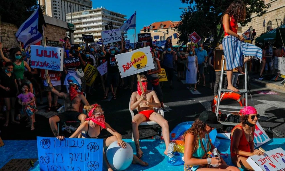 Người dân Israel biểu tình. (Nguồn: AFP/Getty Images)