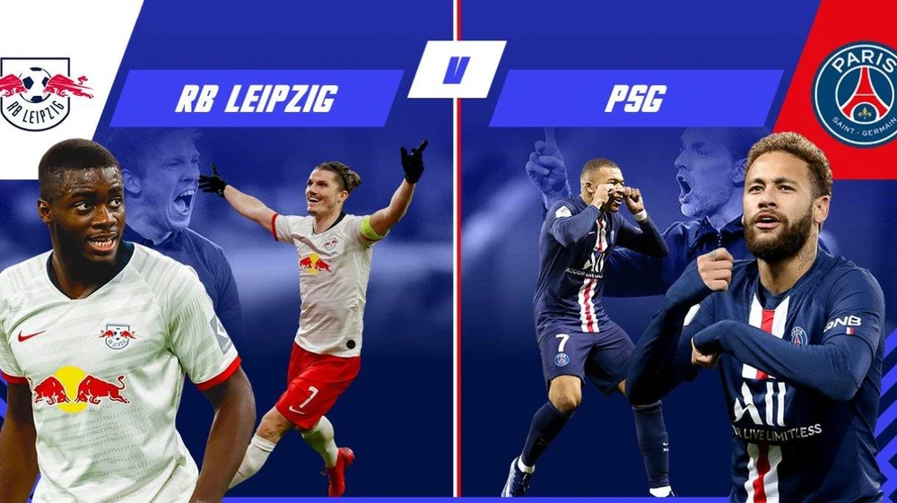 Leipzig quyết đấu PSG.