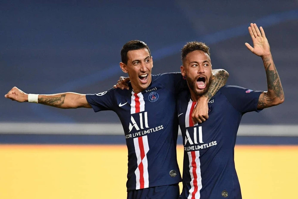 Di Maria và Neymar góp công đưa PSG vào chung kết Champions League. (Nguồn: AP)