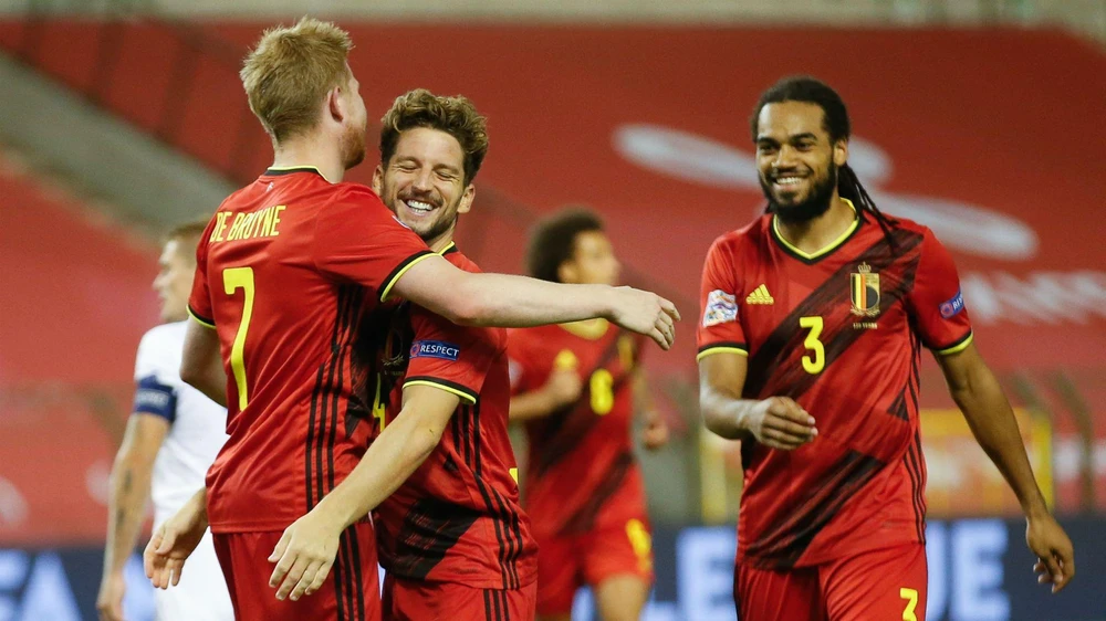 Bỉ giành chiến thắng đậm trước Iceland. (Nguồn: Getty Images)