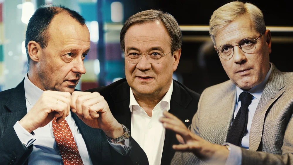 3 ứng cử viên cho cuộc đua giành chiếc ghế lãnh đạo đảng CDU. (Nguồn: t-online.de)