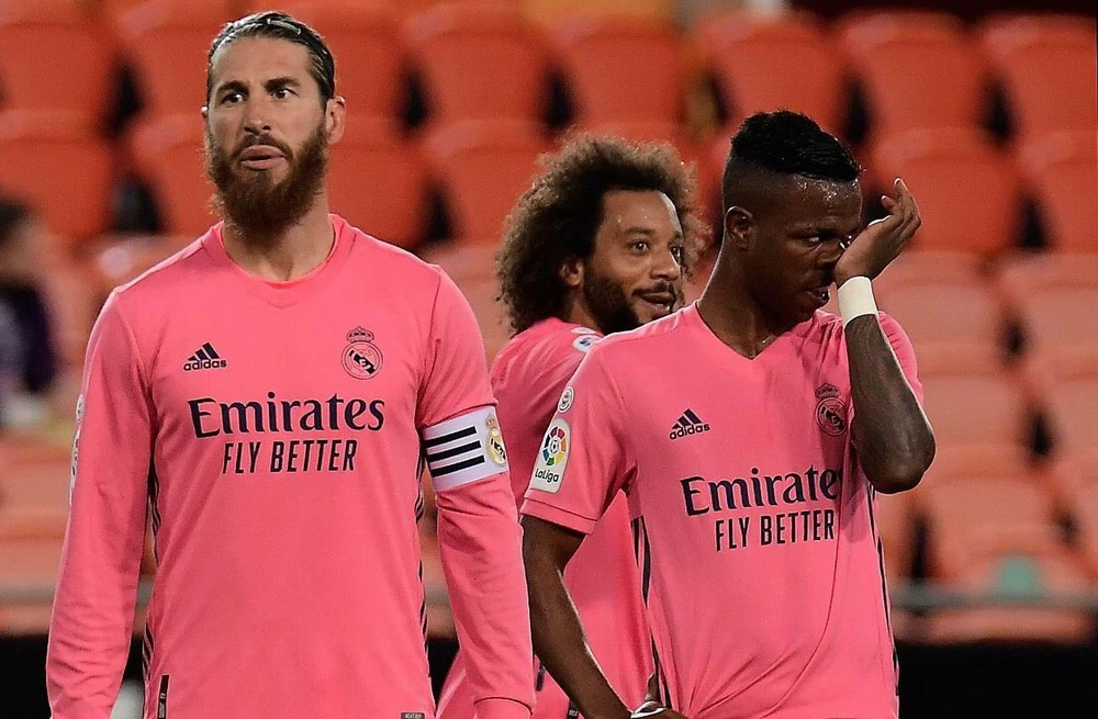 Real Madrid thua thảm trước Valencia. (Nguồn: Getty Images