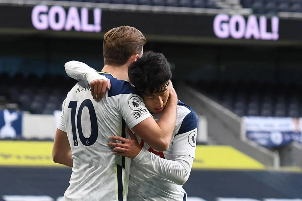 Kane và Son Heung-min tiếp tục giúp Tottenham chiến thắng. (Nguồn: Getty Images)