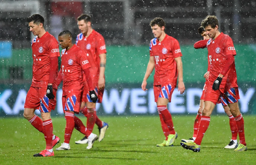 Bayern buồn bã dừng cuộc chơi ở DFB Cup. (Nguồn: Goa)