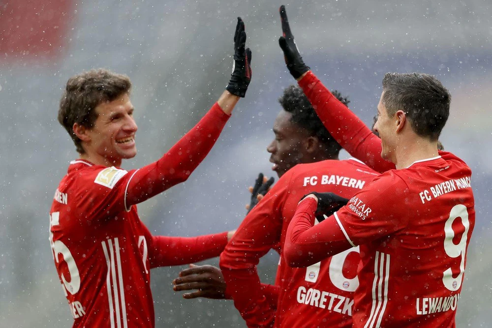 Bayern xây chắc ngôi đầu Bundesliga. (Nguồn: Getty Images)