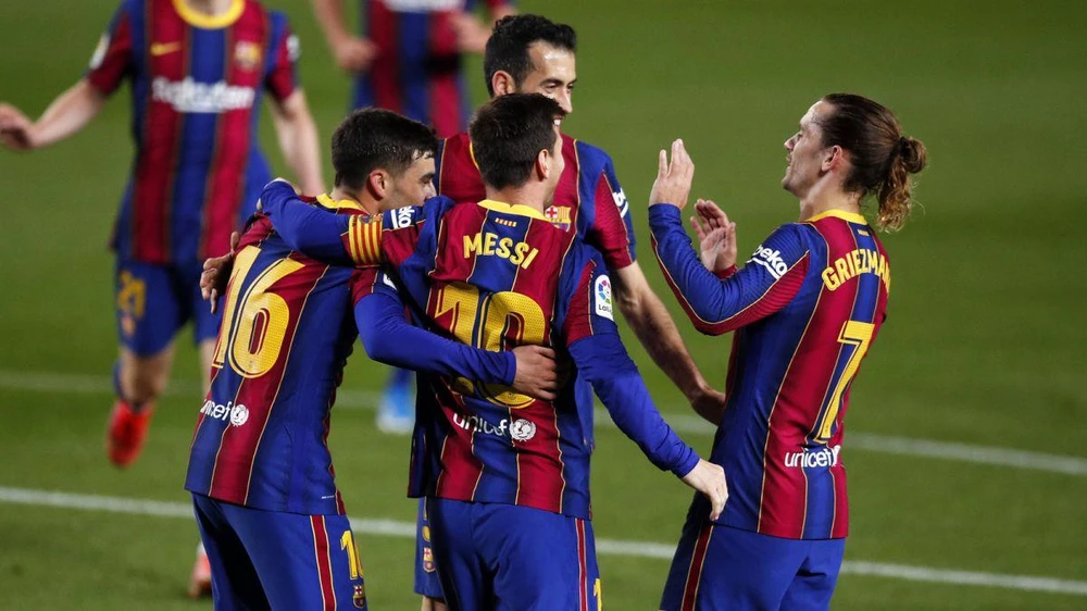 Barcelona giành chiến thắng hủy diệt. (Nguồn: Getty Images)