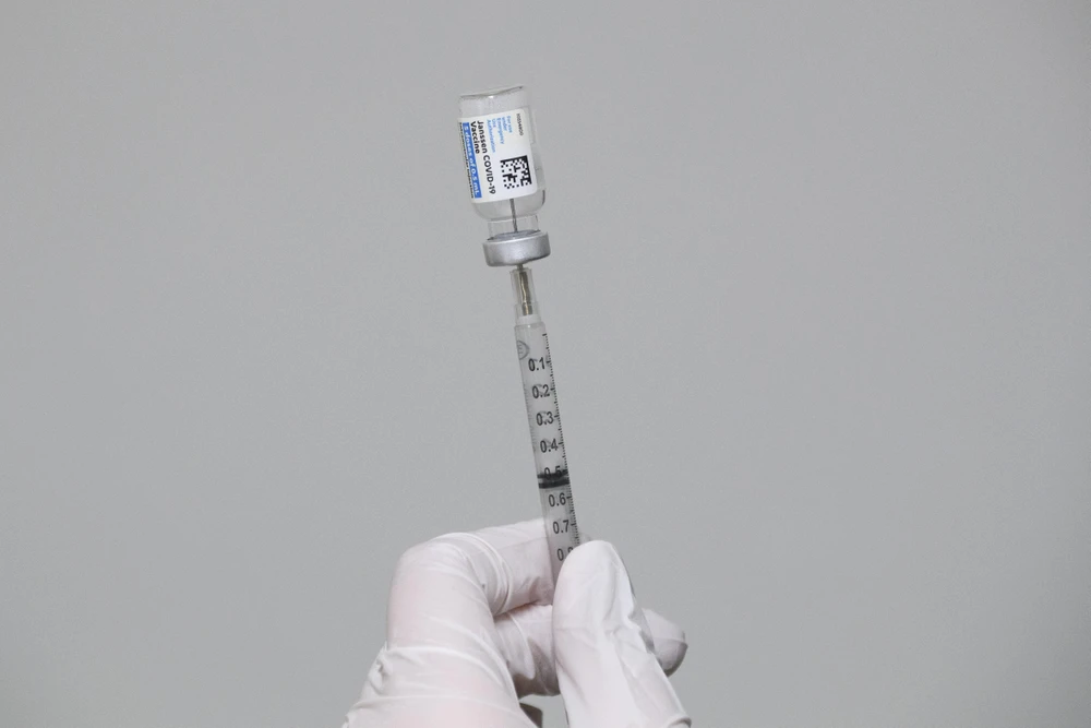 Vaccine ngừa COVID-19. (Ảnh: AFP/TTXVN)