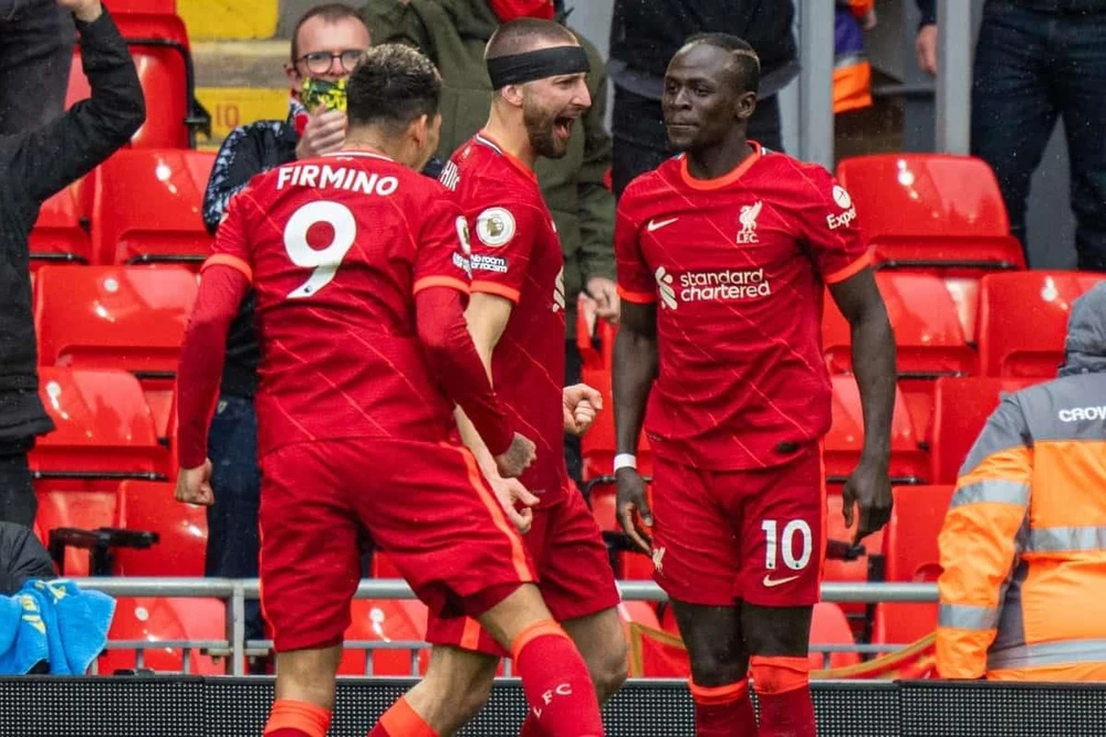 Mane (số 10) tỏa sáng giúp Liverpool giành chiến thắng. (Nguồn: Getty Images)