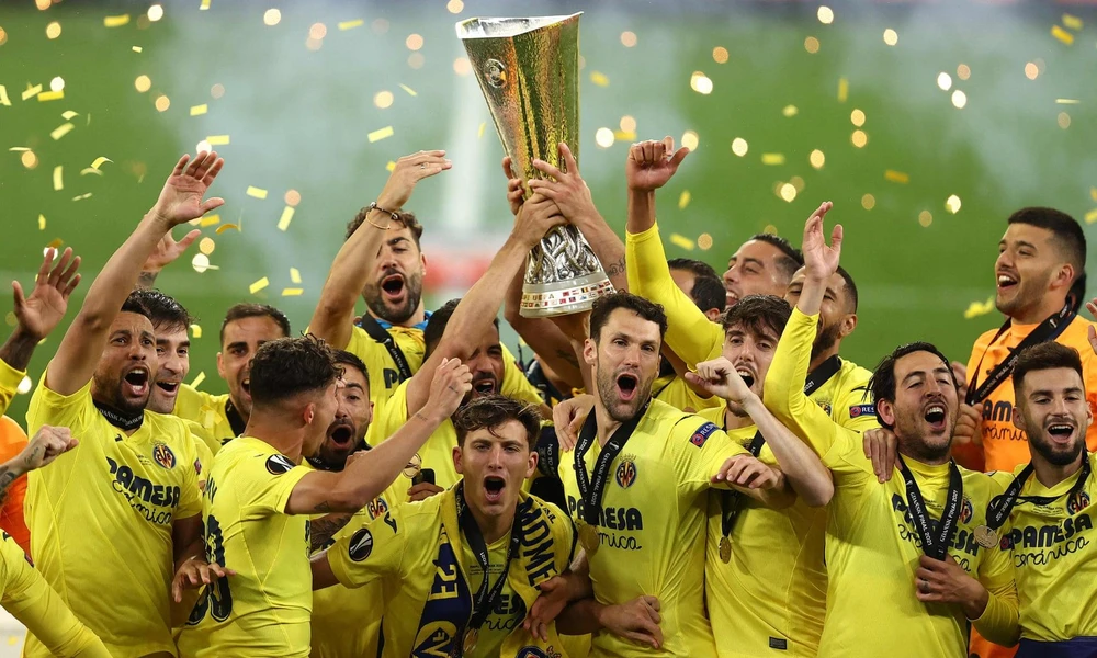 Villarreal lần đầu vô địch Europa League. (Nguồn: AFP/Getty Images)