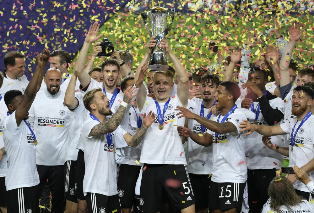 U21 Đức lên đỉnh châu Âu. (Nguồn: AP)
