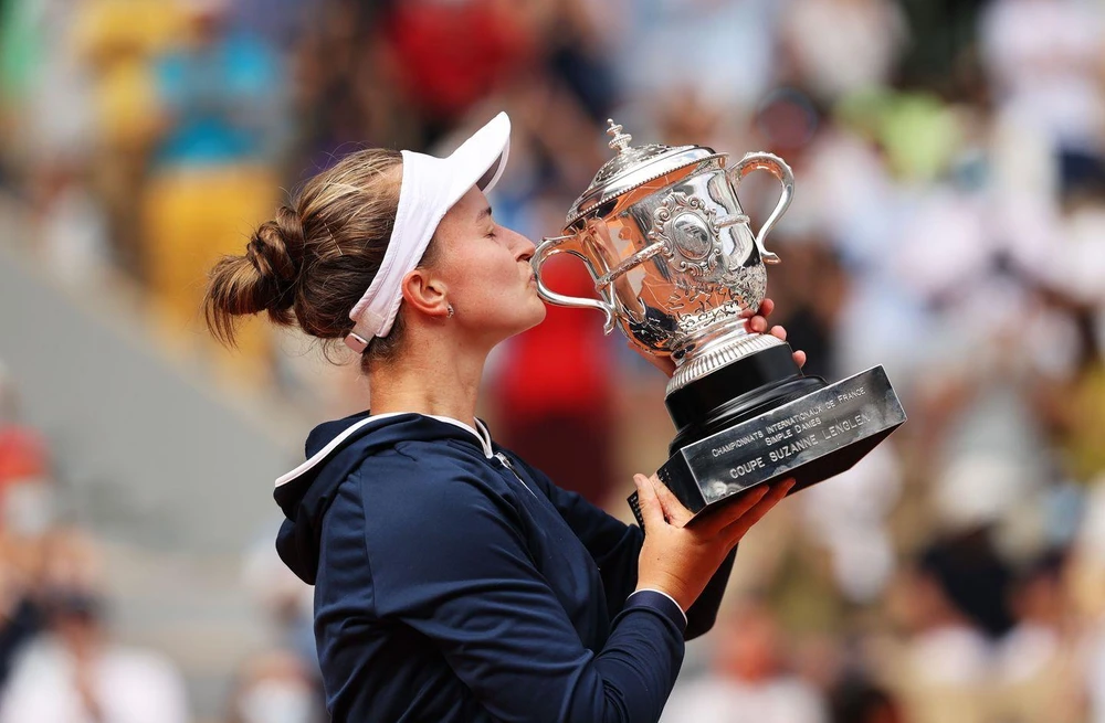 Barbora Krejcikova vô địch Roland Garros 2021. (Nguồn: Getty Images)