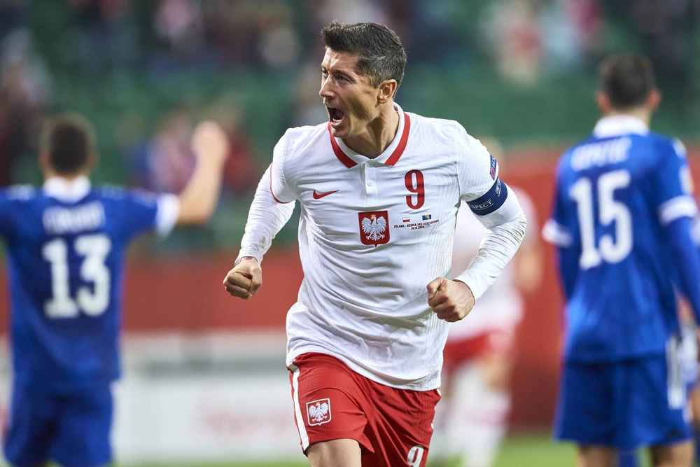 Robert Lewandowski đặc biệt quan trọng với đội tuyển Ba Lan. (Nguồn: Getty Images)