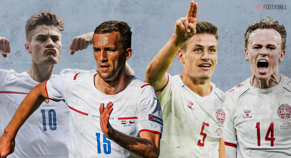 Đan Mạch-Cộng hòa Séc được nhận định là cặp đấu cân sức ở tứ kết EURO 2020. (Nguồn: foottheball)