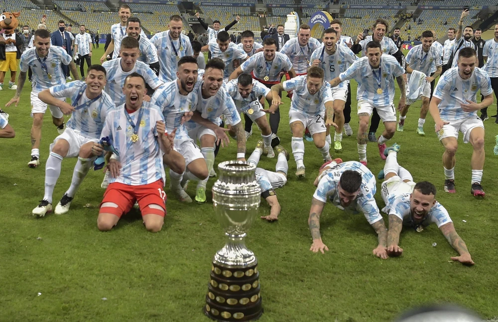 Argentina vô địch Copa America 2021. (Ảnh: AFP/TTXVN)