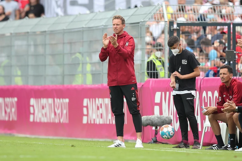 Nagelsmann nhận thất bại ở trận ra mắt. (Nguồn: Getty Images)