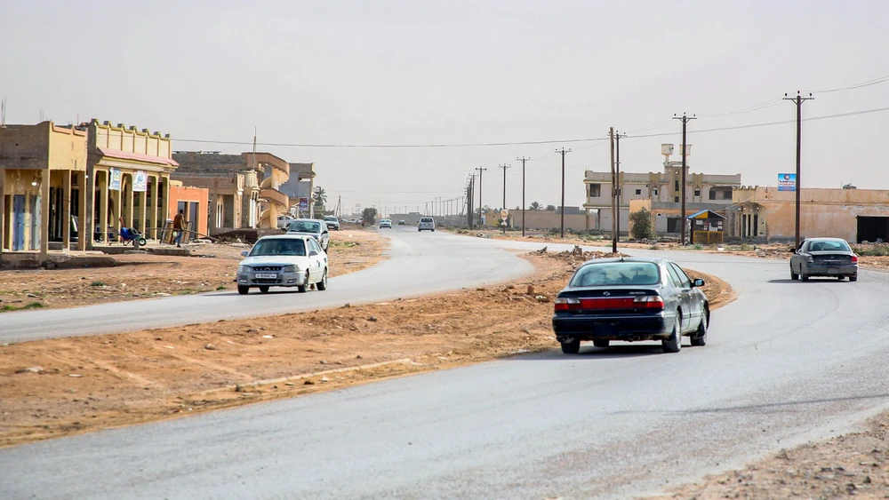 Một tuyến phố ở Misrata, Libya. (Ảnh: AFP/TTXVN)