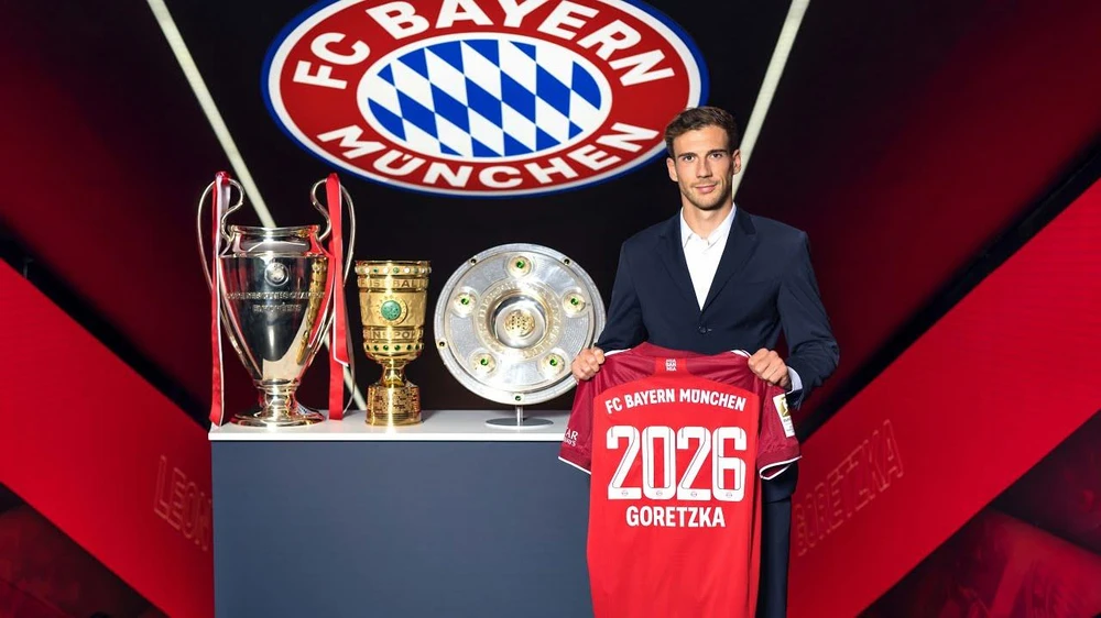 Leon Goretzka khoác áo Bayern đến tháng 6/2026. (Nguồn: FcBayern)