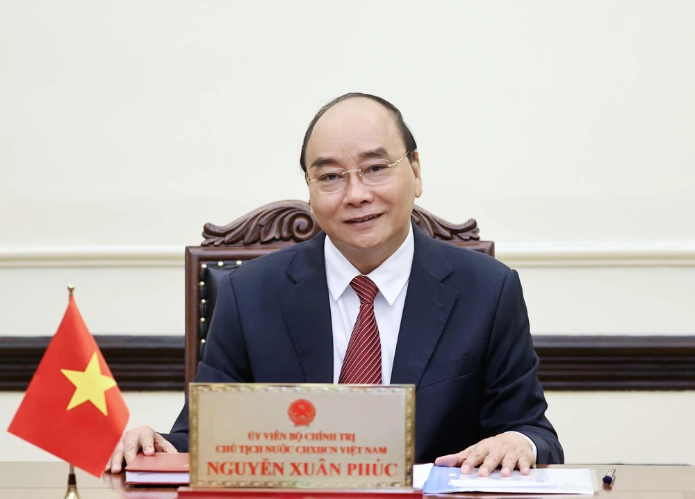 Chủ tịch nước Nguyễn Xuân Phúc. (Ảnh: Thống Nhất/TTXVN)