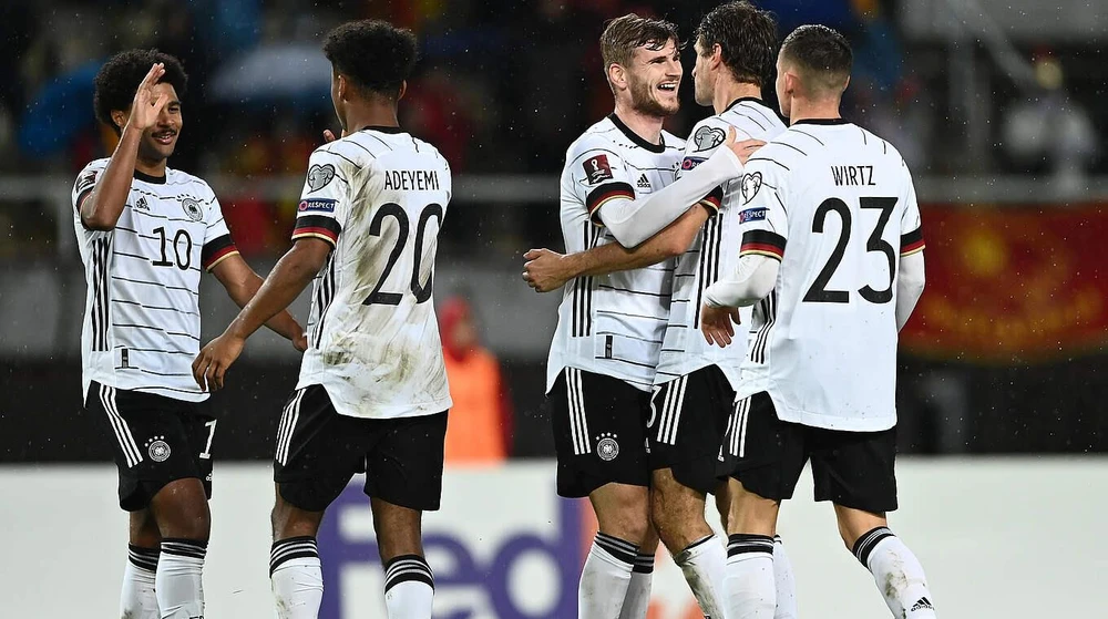 Tuyển Đức chính thức giành vé dự vòng chung kết World Cup 2022. (Nguồn: Dfb)