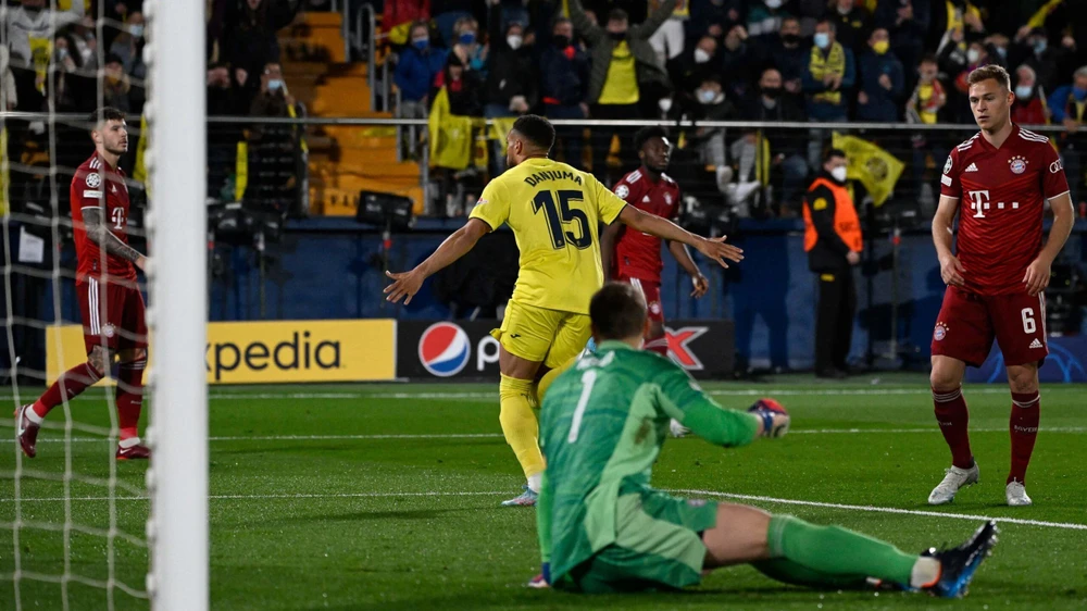 Villarreal (áo vàng) đang có đôi chút lợi thế trước Bayern. (Nguồn: Getty Images)