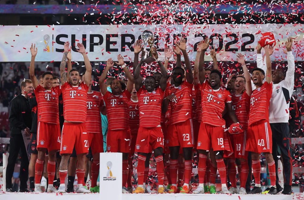 Bayern Munich lần thứ 10 giành Siêu cúp Đức. (Nguồn: Getty Images)