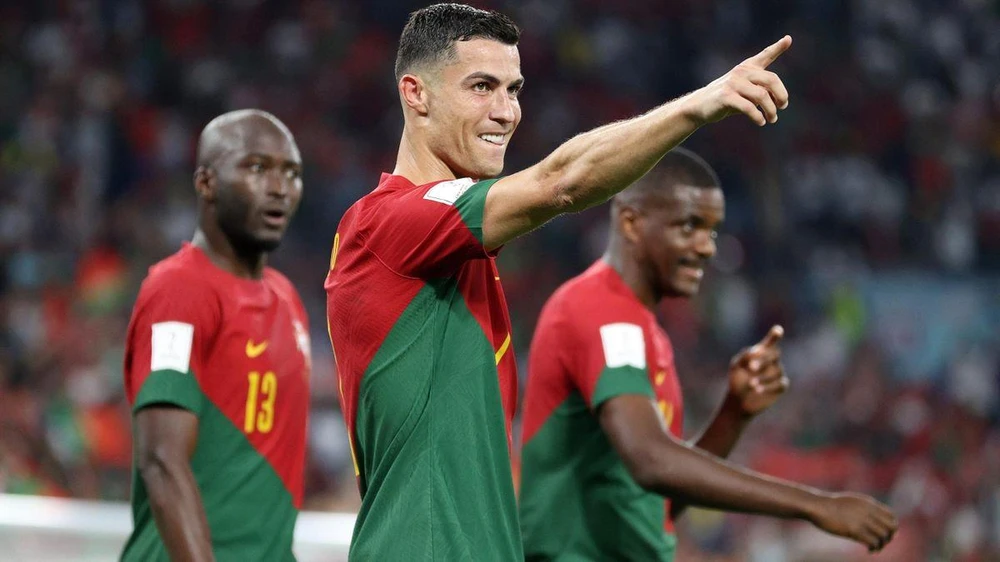 Ronaldo mở đầu cho chiến thắng của Bồ Đào Nha. (Nguồn: eurosport)