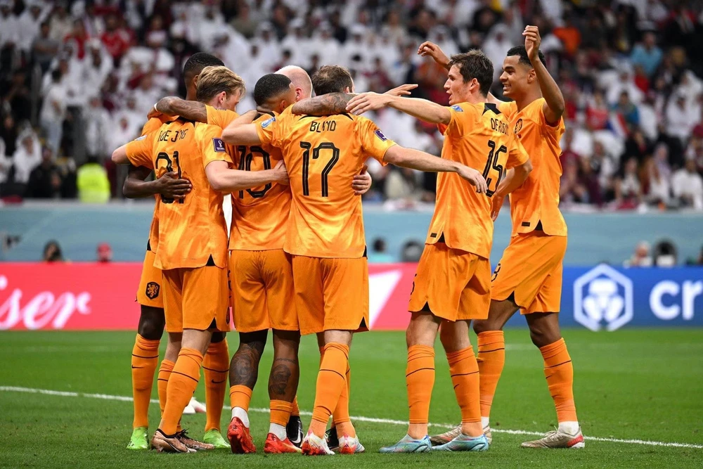 Niềm vui của đội tuyển Hà Lan. (Nguồn: Getty Images)