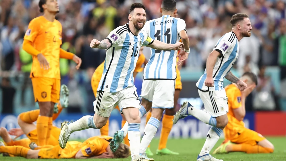 Messi và Argentina vào bán kết World Cup 2022. (Nguồn: Getty Images)