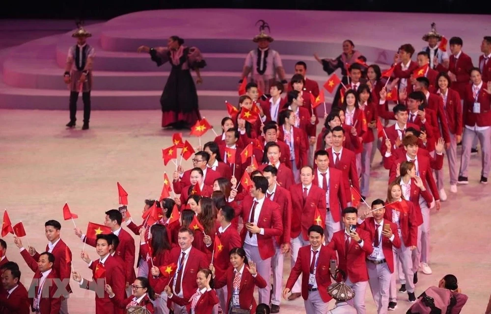 Đoàn thể thao Việt Nam hướng đến SEA Games 32 với mục tiêu giành khoảng 100 huy chương. (Ảnh: Getty Images) 
