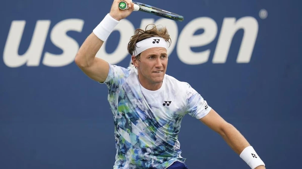 Casper Ruud sớm bị loại khỏi US Open 2023. (Nguồn: AP)