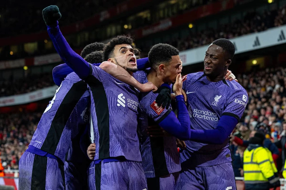 Liverpool đánh bại Arsenal để vào vòng 4 FA Cup. (Nguồn: Getty Images)