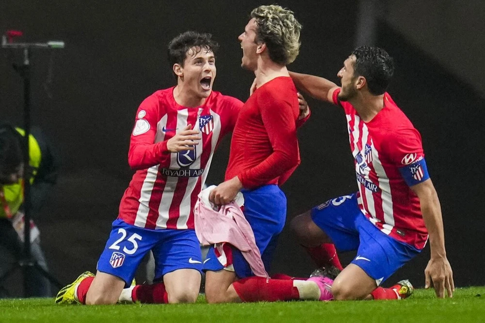 Atletico Madrid thẳng tiến tứ kết Cúp Nhà Vua. (Nguồn: Getty Images)