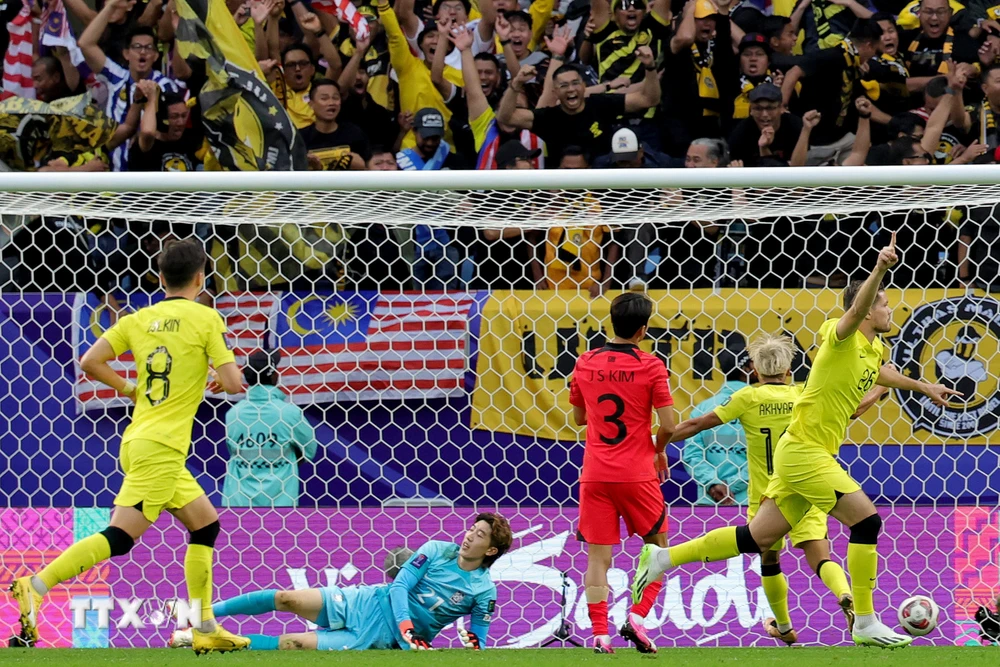 Kết quả Asian Cup 2023: Malaysia gây sốc trước Hàn Quốc, Indonesia sắp bị loại- Ảnh 1.