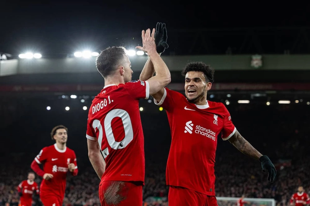 Liverpool thắng đậm Chelsea tại vòng 22 Premier League. (Nguồn: Getty Images)