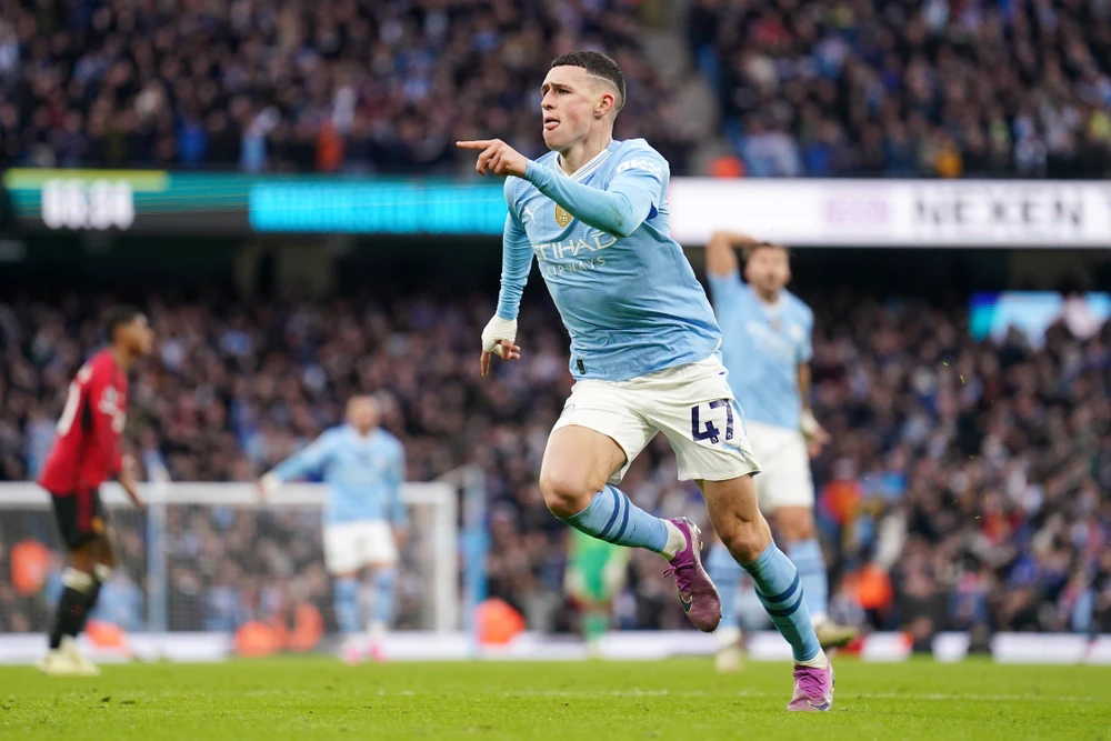 Foden tỏa sáng mang chiến thắng về cho Manchester City. (Nguồn: Getty Images)