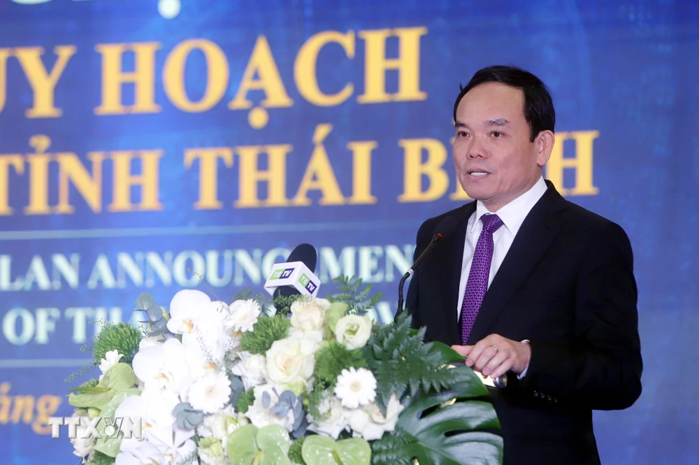 Phó Thủ tướng Chính phủ Trần Lưu Quang phát biểu. (Ảnh: Thế Duyệt/TTXVN)