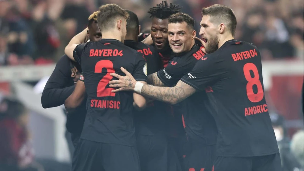Leverkusen vào chung kết Cúp Quốc gia Đức sau màn vùi dập. (Nguồn: Getty Images)