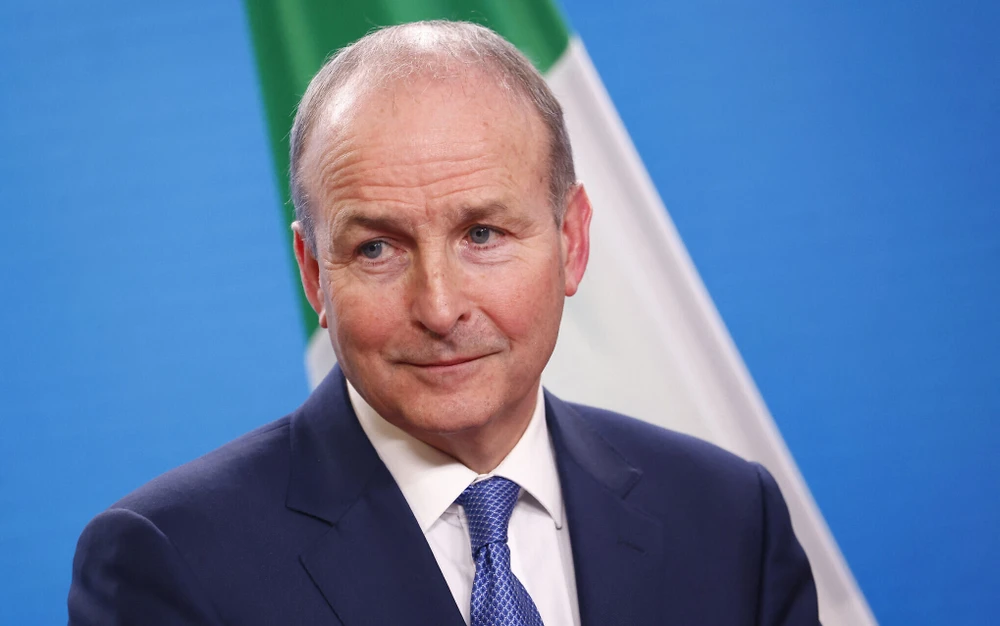 Ngoại trưởng Ireland Micheal Martin. (Nguồn: AFP)