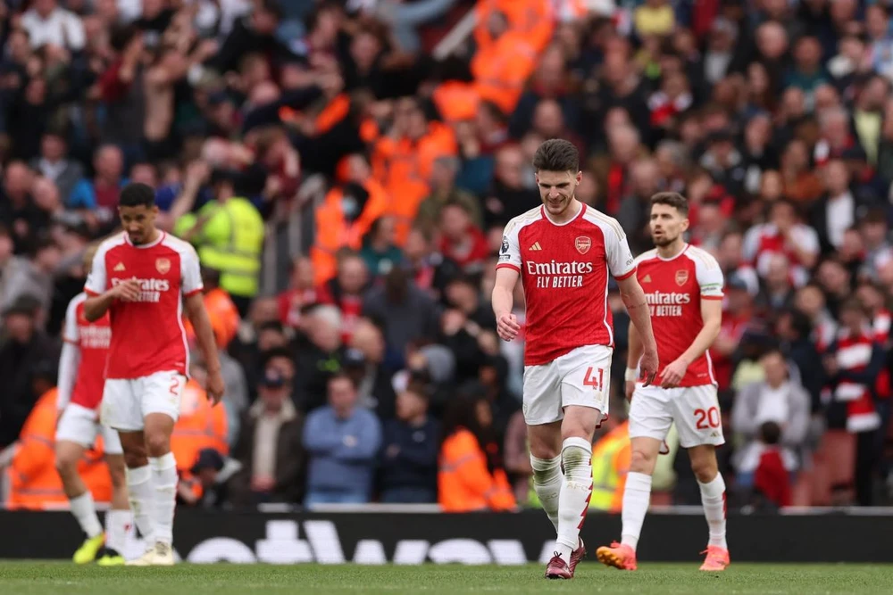 Arsenal lại hụt hơi ở giai đoạn quan trọng của mùa giải. (Nguồn: Getty Images)