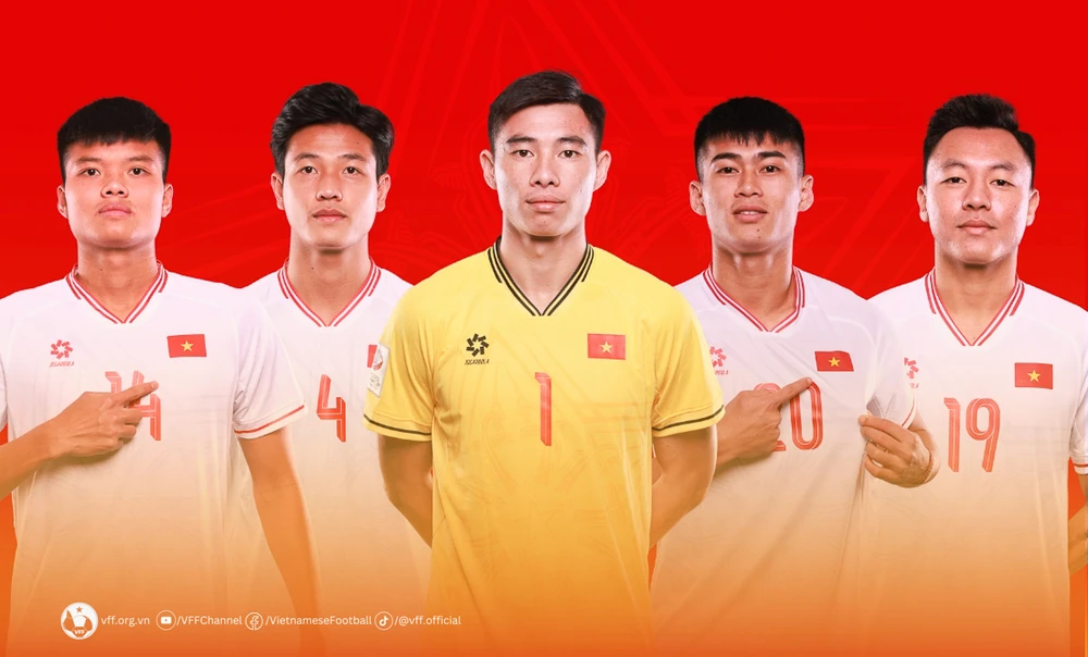 Ban cán sự U23 Việt Nam tại giải U23 châu Á 2024. (Nguồn: VFF)