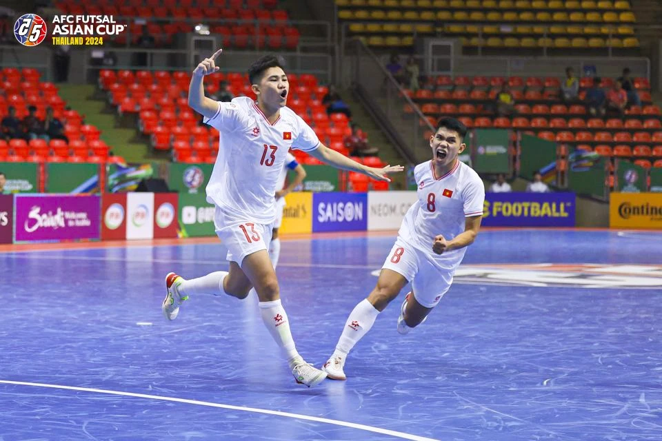 Tuyển Futsal Việt Nam cần nỗ lực để giành quyền vào tứ kết Futsal châu Á 2024. (Nguồn: AFC)