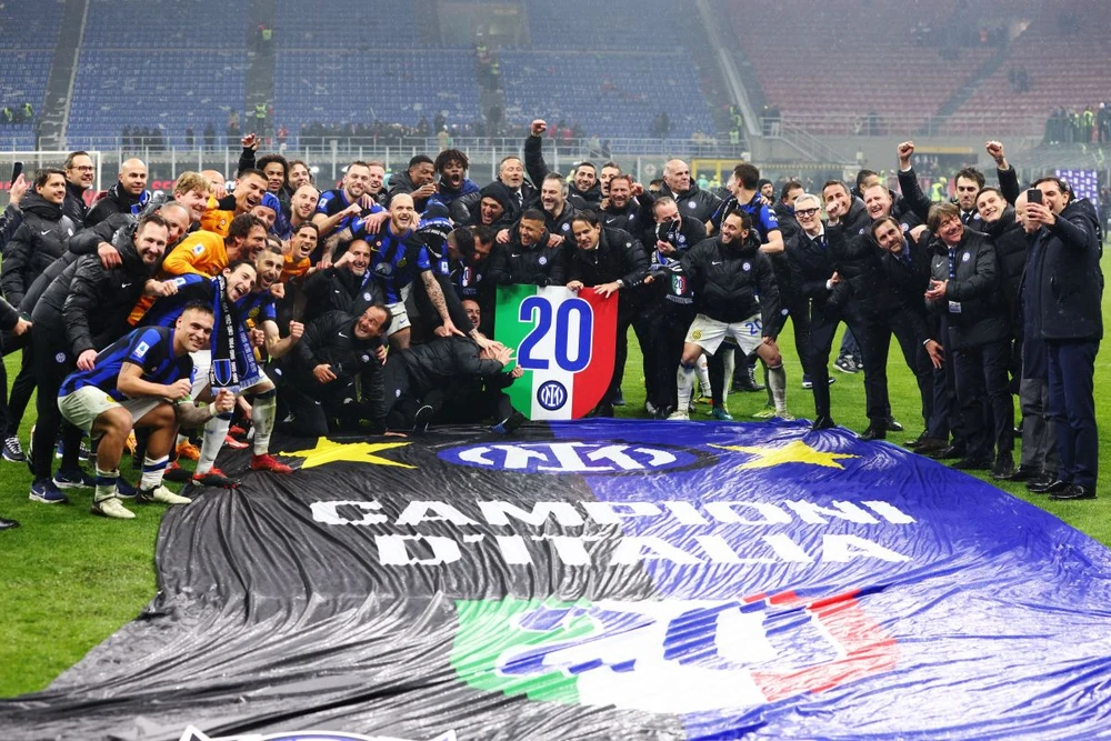 Inter Milan giành Scudetto thứ 20 trong lịch sử. (Nguồn: Getty Images)