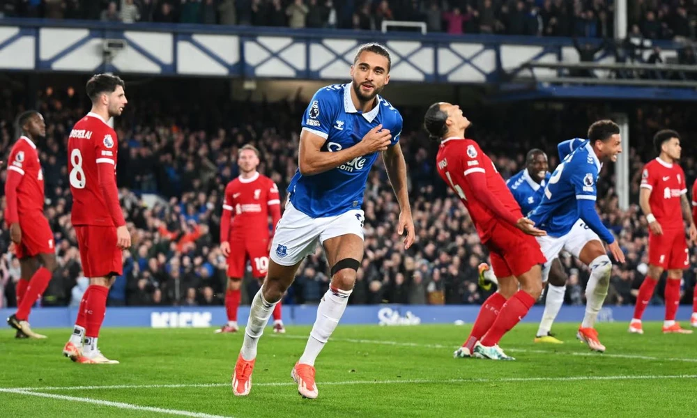 Everton đánh bại Liverpool ở trận derby vùng Merseyside. (Nguồn: Getty Images)