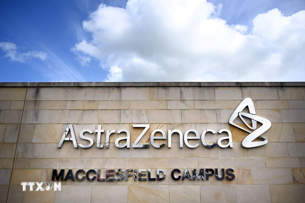 Trụ sở Tập đoàn dược phẩm AstraZeneca ở Macclesfield, Anh. (Ảnh: AFP/TTXVN)