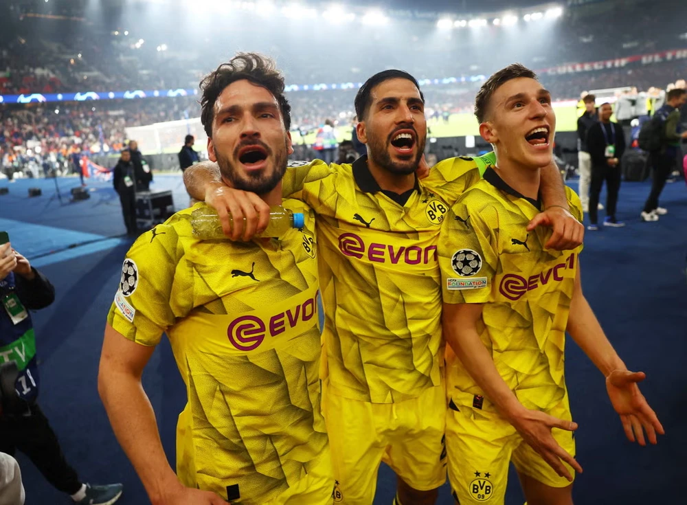 Dortmund giành vé chung kết và giúp Bundesliga đứng trước cơ hội có 6 đội dự Champions League. (Nguồn: Getty Images)