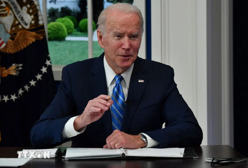 Chính quyền của Tổng thống Joe Biden đã bổ sung 37 thực thể Trung Quốc vào danh sách hạn chế thương mại. (Ảnh: AFP/TTXVN)