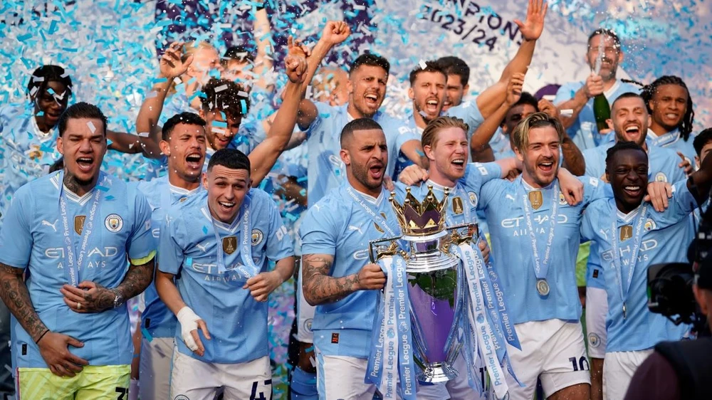 Manchester City vô địch Premier League mùa này. (Nguồn: Getty Images)