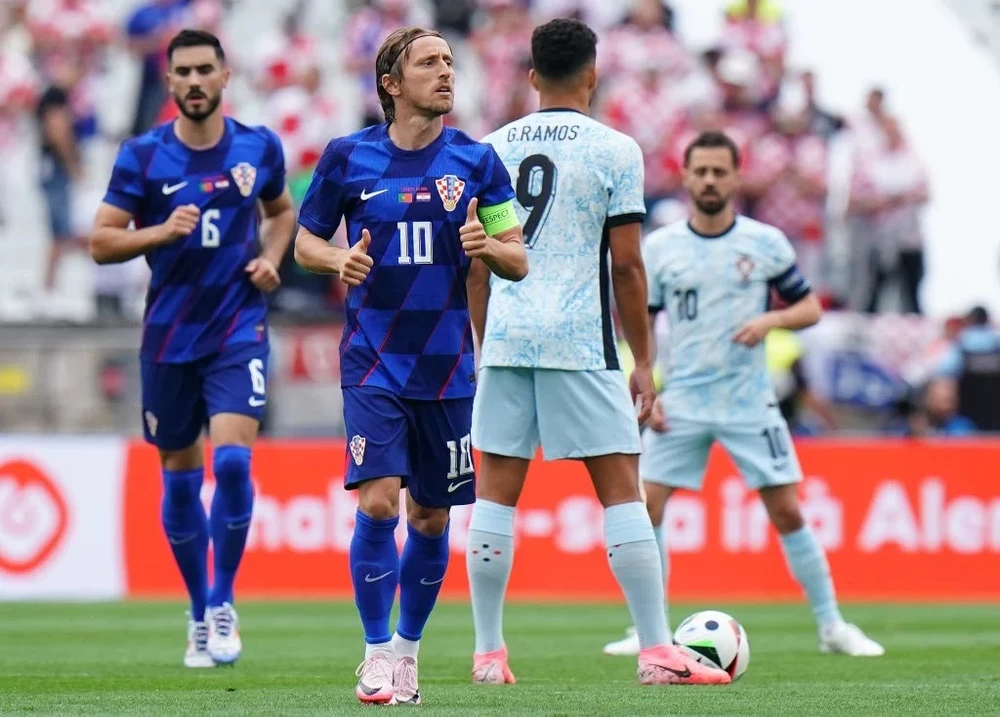 Modric khiến Bồ Đào Nha nhận thất bại trên sân nhà. (Nguồn: Getty Images)