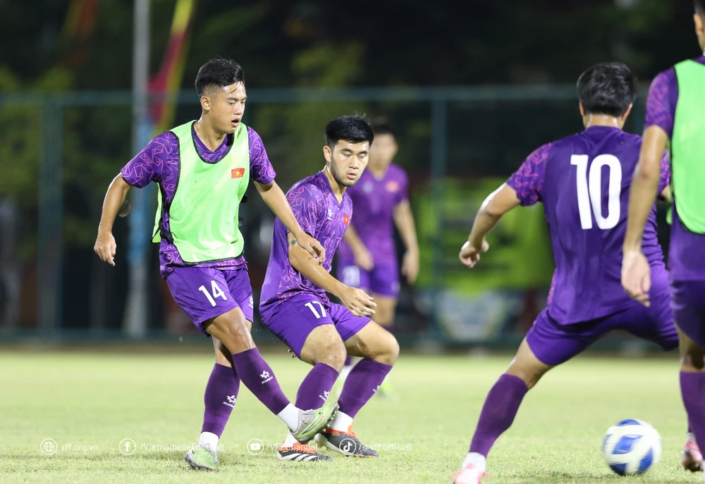 U19 Việt Nam sẵn sàng cho trận ra quân giải U19 Đông Nam Á 2024. (Nguồn: VFF)