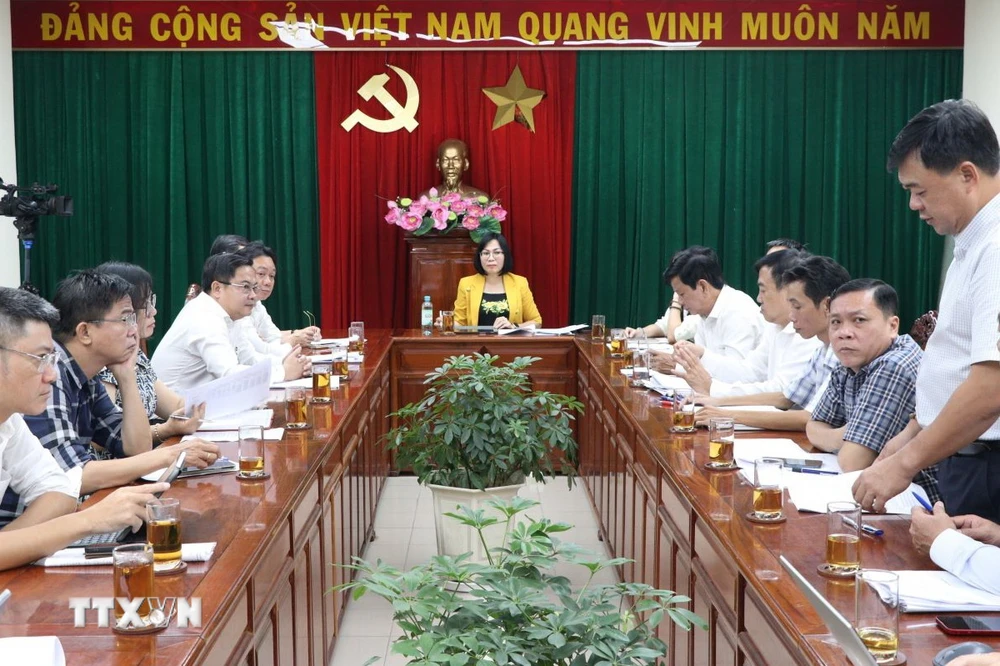 Quang cảnh cuộc họp. (Ảnh: Công Phong/TTXVN)